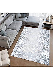 Rovigo Home Dijital Baskı Yıkanabilir Kaymaz Taban Salon Halı RVG1983-SM492 120x180 cm
