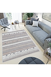 Rovigo Home Dijital Baskı Yıkanabilir Kaymaz Taban Salon Halı RVG0427 100x200 cm