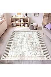 Rovigo Home Dijital Baskı Yıkanabilir Kaymaz Taban Salon Halı RVG0436 100x150 cm