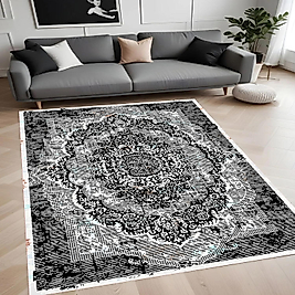Dijital Baskı Yıkanabilir Kaymaz Taban Salon Halısı Ve Yolluk RV109-FNL415 100x200 cm