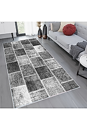 Rovigo Home Dijital Baskı Yıkanabilir Kaymaz Taban Salon Halı RVG1123 100x200 cm
