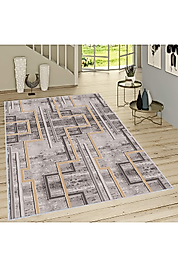 Rovigo Home Dijital Baskı Yıkanabilir Kaymaz Taban Salon Halı RVG1656 100x200 cm