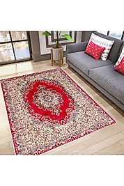 Rovigo Home Dijital Baskı Yıkanabilir Kaymaz Taban Salon Halı RVG0782 100x300 cm