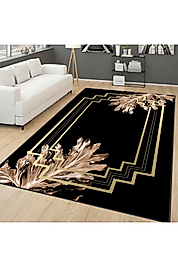Rovigo Home Dijital Baskı Yıkanabilir Kaymaz Taban Salon Halı RVG0076-SD642 100x200 cm