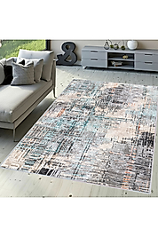 Rovigo Home Dijital Baskı Yıkanabilir Kaymaz Taban Salon Halı RVG1637-HT936 100x200 cm