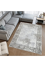 Rovigo Home Dijital Baskı Yıkanabilir Kaymaz Taban Salon Halı RVG0763 120x180 cm