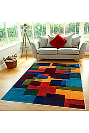 Rovigo Home Dijital Baskı Yıkanabilir Kaymaz Taban Salon Halı RVG0381 120x180 cm