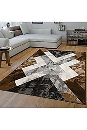 Rovigo Home Dijital Baskı Yıkanabilir Kaymaz Taban Salon Halı RVG1549-SD287 120x180 cm