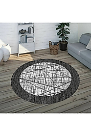 Rovigo Home Dijital Baskı Yıkanabilir Kaymaz Taban Yuvarlak Halı RVG7303-HS532 180x180 cm