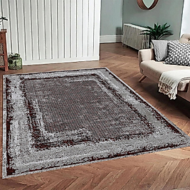 Dijital Baskı Yıkanabilir Kaymaz Taban Salon Halısı Ve Yolluk RVG0835-FNL45 100x200 cm