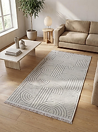 Rovigo Home Şönil Sedef Dokuma Halı-Krem