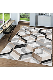 Rovigo Home Dijital Baskı Yıkanabilir Kaymaz Taban Salon Halı RVG1544-HT176 100x200 cm