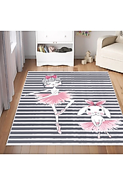 Rovigo Home Dijital Baskı Yıkanabilir Kaymaz Taban Çocuk Halısı RVG4077-HP653 100x300