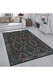 Rovigo Home Dijital Baskı Yıkanabilir Kaymaz Taban Salon Halı RVG1958-SM271 120x180 cm