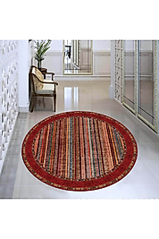 Rovigo Home Dijital Baskı Yıkanabilir Kaymaz Taban Yuvarlak Halı RVG7344-HT647 120x120 cm