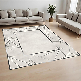 Dijital Baskı Yıkanabilir Kaymaz Taban Salon Halısı Ve Yolluk RV010-FNL260 100x200 cm