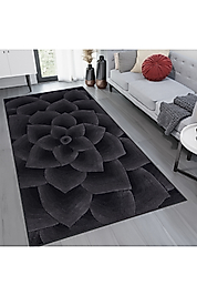 Rovigo Home Dijital Baskı Yıkanabilir Kaymaz Taban Salon Halı RVG1180 100x150 cm