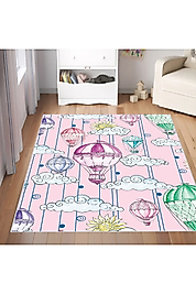 Rovigo Home Dijital Baskı Yıkanabilir Kaymaz Taban Çocuk Halısı RVG4078-SD086 100x150