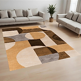Dijital Baskı Yıkanabilir Kaymaz Taban Salon Halısı Ve Yolluk RV026-FNL285 100x150 cm