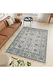 Rovigo Home Dijital Baskı Yıkanabilir Kaymaz Taban Salon Halı RVG0797 100x200 cm