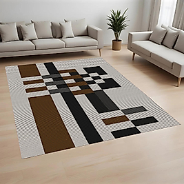 Dijital Baskı Yıkanabilir Kaymaz Taban Salon Halısı Ve Yolluk RVG0953-FNL202 100x200 cm