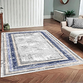 Dijital Baskı Yıkanabilir Kaymaz Taban Salon Halısı Ve Yolluk RV152-FNL458 100x200 cm