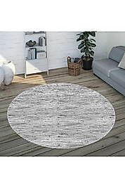 Rovigo Home Dijital Baskı Yıkanabilir Kaymaz Taban Yuvarlak Halı RVG7085 140x140 cm