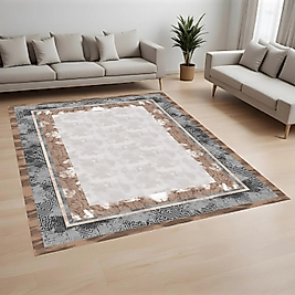 Dijital Baskı Yıkanabilir Kaymaz Taban Salon Halısı Ve Yolluk RV136-FNL441 100x200 cm