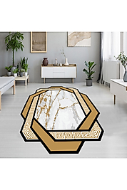 Rovigo Home Dijital Baskı Yıkanabilir Kaymaz Taban Salon Halı RVG1909-SD115 100x200 cm