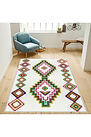 Rovigo Home Dijital Baskı Yıkanabilir Kaymaz Taban Salon Halı RVG1733 120x180 cm