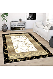 Rovigo Home Dijital Baskı Yıkanabilir Kaymaz Taban Salon Halı RVG0385 100x200 cm