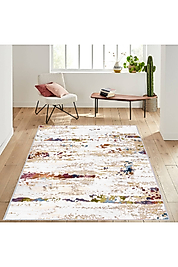 Rovigo Home Dijital Baskı Yıkanabilir Kaymaz Taban Salon Halı RVG1498 100x300 cm