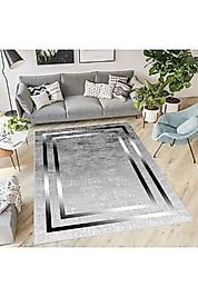 Rovigo Home Dijital Baskı Yıkanabilir Kaymaz Taban Salon Halı RVG1853-SM334 120x180 cm