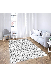 Rovigo Home Dijital Baskı Yıkanabilir Kaymaz Taban Salon Halı RVG1945-SM461 100x300 cm