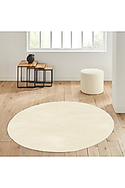 Rovigo Home Dijital Baskı Yıkanabilir Kaymaz Taban Yuvarlak Halı RVG7097 160x160 cm