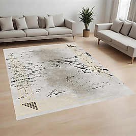 Dijital Baskı Yıkanabilir Kaymaz Taban Salon Halısı Ve Yolluk RV080-FNL364 100x300 cm