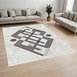 Dijital Baskı Yıkanabilir Kaymaz Taban Salon Halısı Ve Yolluk RV004-FNL253 100x400 cm