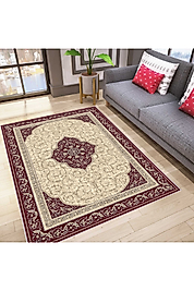 Rovigo Home Dijital Baskı Yıkanabilir Kaymaz Taban Salon Halı RVG0786 100x150 cm