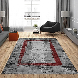 Dijital Baskı Yıkanabilir Kaymaz Taban Salon Halısı Ve Yolluk RVG0825-FNL35 100x200 cm