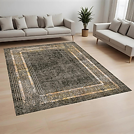 Dijital Baskı Yıkanabilir Kaymaz Taban Salon Halısı Ve Yolluk RVG0898-FNL114 100x200 cm