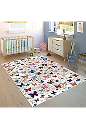 Rovigo Home Dijital Baskı Yıkanabilir Kaymaz Taban Çocuk Halısı RVG4104-SD760 100x200