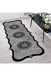 Rovigo Home Dijital Baskı Yıkanabilir Kaymaz Taban Salon Halı RVG0678-SD671 100x200 cm