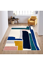 Rovigo Home Dijital Baskı Yıkanabilir Kaymaz Taban Salon Halı RVG0594 100x200 cm