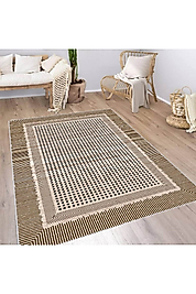 Rovigo Home Dijital Baskı Yıkanabilir Kaymaz Taban Salon Halı RVG1973-SD1158 100x150 cm