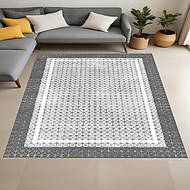Dijital Baskı Yıkanabilir Kaymaz Taban Salon Halısı Ve Yolluk RVG0910-FNL127 100x300 cm