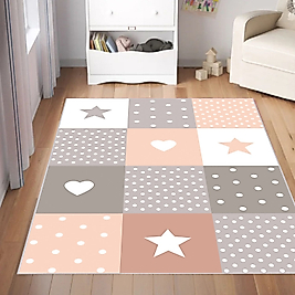 Rovigo Home Dijital Baskı Yıkanabilir Kaymaz Taban Çocuk Halısı RVG4082-SD730 100x300 cm