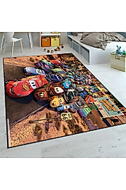 Rovigo Home Dijital Baskı Yıkanabilir Kaymaz Taban Çocuk Halısı RVG4095-SD096 100x300