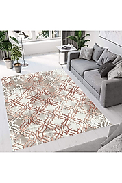 Rovigo Home Dijital Baskı Yıkanabilir Kaymaz Taban Salon Halı RVG0674 100x300 cm