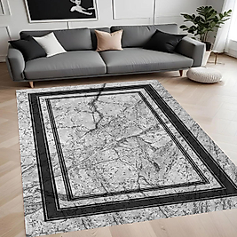 Dijital Baskı Yıkanabilir Kaymaz Taban Salon Halısı Ve Yolluk RVG0860-FNL70 100x150 cm