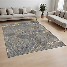 Dijital Baskı Yıkanabilir Kaymaz Taban Salon Halısı Ve Yolluk RV019-FNL273 100x150 cm